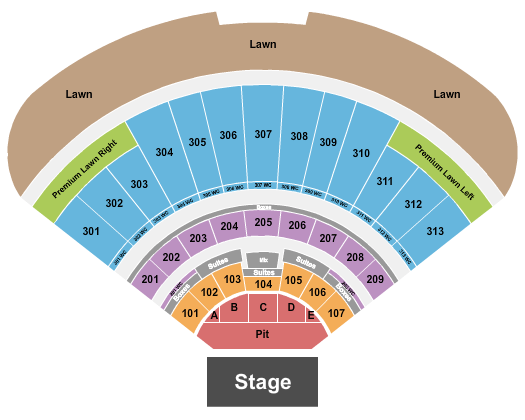 Morton Amphitheater Dave Matthews Band Seating Chart